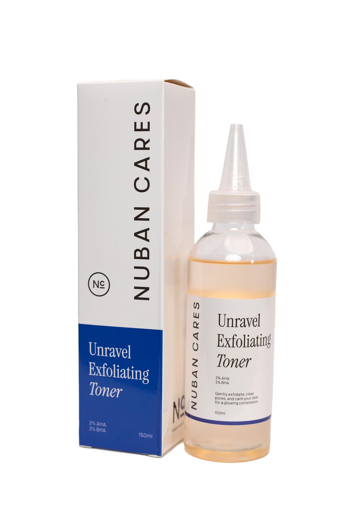 Nuban Cares Unravel Exfoliating Toner — chemical exfoliant toner to clarify texture and tone